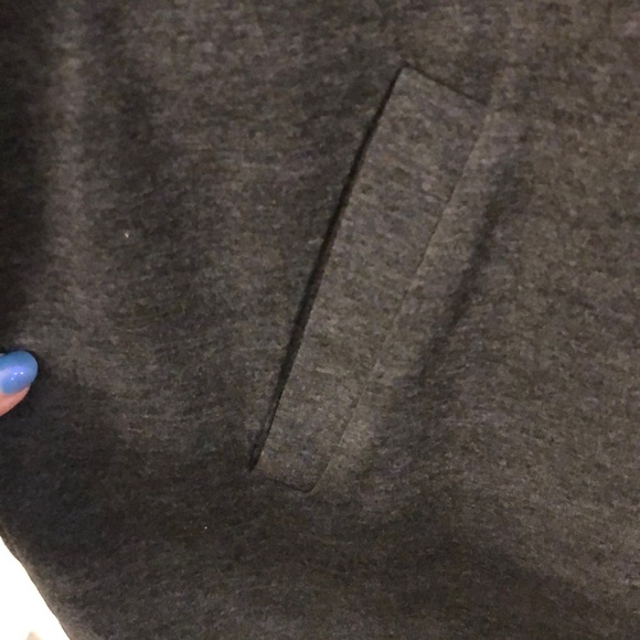 Bloom Chic Mock Neck Striped Patchwork Drawstring Sweatshirt 18-20 NWT - Picture 5 of 8